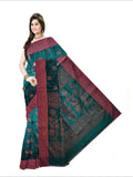Pradip Fabrics Woven Soft Handloom Sea Green Color Saree
