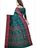 Pradip Fabrics Woven Soft Handloom Sea Green Color Saree
