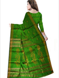Pradip Fabrics Woven Soft Handloom Green Color Saree