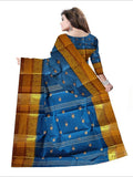 Pradip Fabrics Woven Blue color  Pure Tant cotton  Saree