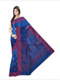 Pradip Fabrics Woven Soft Handloom Sky Blue Color Saree