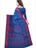 Pradip Fabrics Woven Soft Handloom Sky Blue Color Saree
