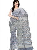 Pradip Fabrics  Woman's Tant Handloom soft Jamdani Saree