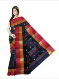 Pradip Fabrics Woven Black  color  Pure Tant cotton  Saree