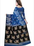 Pradip Fabrics Woven Soft Handloom cotton Light Blue Color Saree