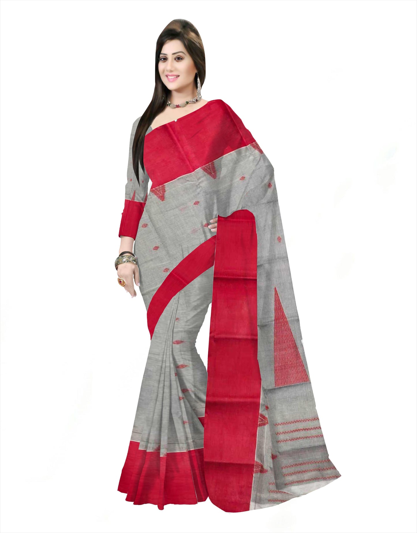 Pradip Fabrics Ethnic Woman's Tant cotton  Saree