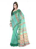 Pradip Fabrics Ethnic Women's Cotton Tant cotton white  Color Saree