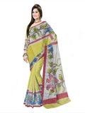 Pradip Fabrics Woman's Reshom kota print Saree