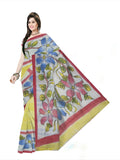 Pradip Fabrics Woman's Reshom kota print Saree