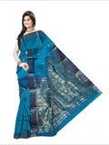 Pradip Fabrics Woven Sky blue Color Pure Tant cotton  Saree