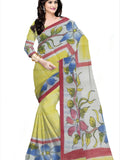 Pradip Fabrics Woman's Reshom kota print Saree