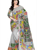 Pradip Fabrics Woman's Reshom kota print Saree