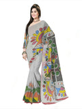 Pradip Fabrics Woman's Reshom kota print Saree