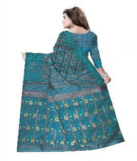 Pradip Fabrics Ethnic Woman's Dhakai Jamdani  Saree