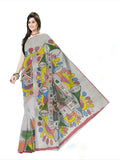 Pradip Fabrics Woman's Reshom kota print Saree