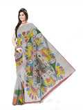Pradip Fabrics Woman's Reshom kota print Saree