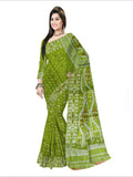 Pradip Fabrics Woven all over Soft  jamdani light green color Saree