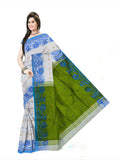 Pradip Fabrics Ethnic Woman's Tant cotton Silk Saree
