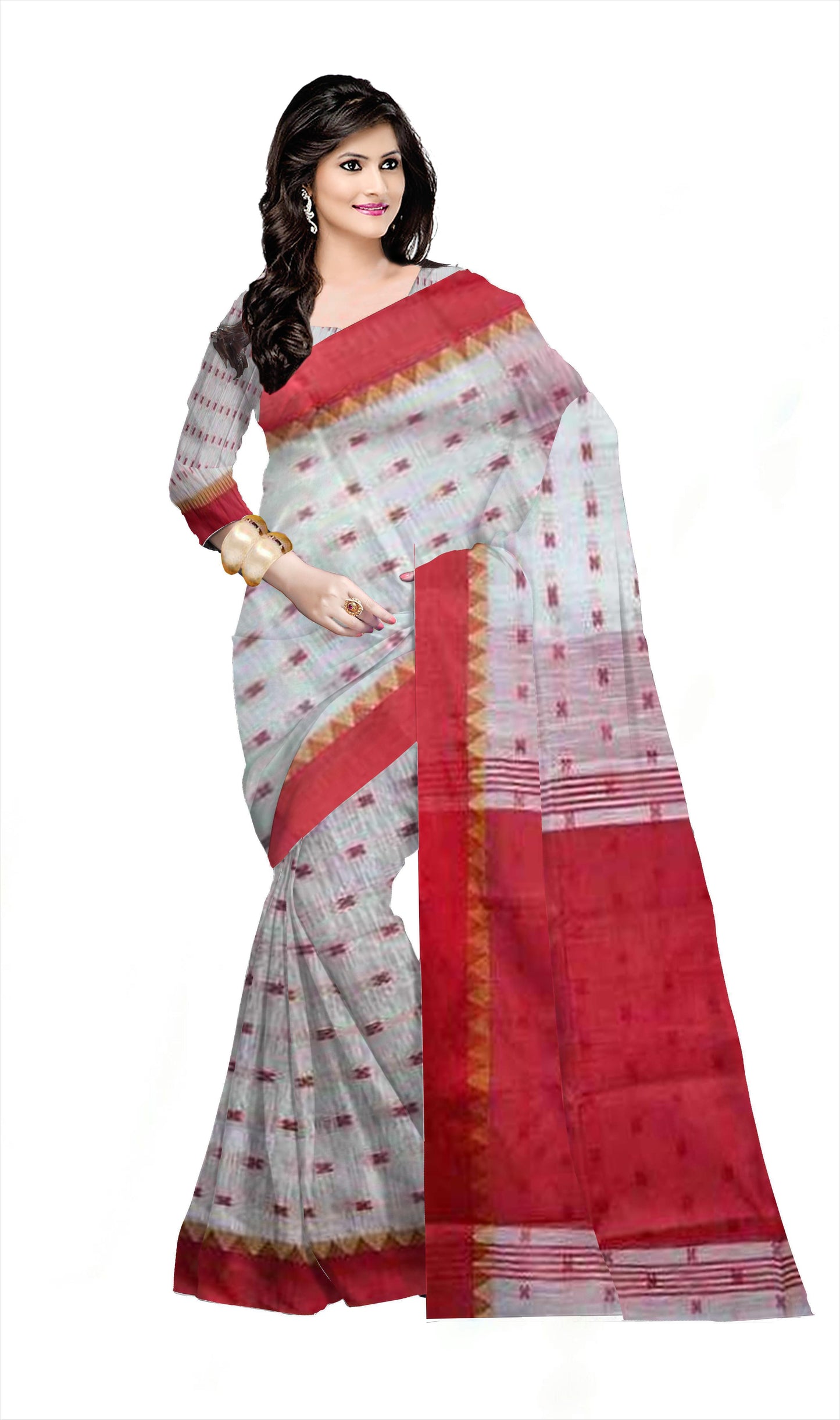 Pradip Fabrics Woman's 100% Khadi cotton Saree