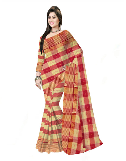 Pradip Fabrics Ethnic Woman's Tant cotton Saree