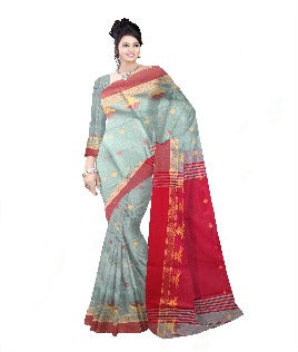 Pradip Fabrics Woman's 100% Khadi cotton Saree