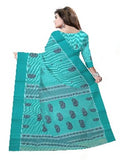 Pradip Fabrics Woven Tant Pure Cotton Saree (Green )