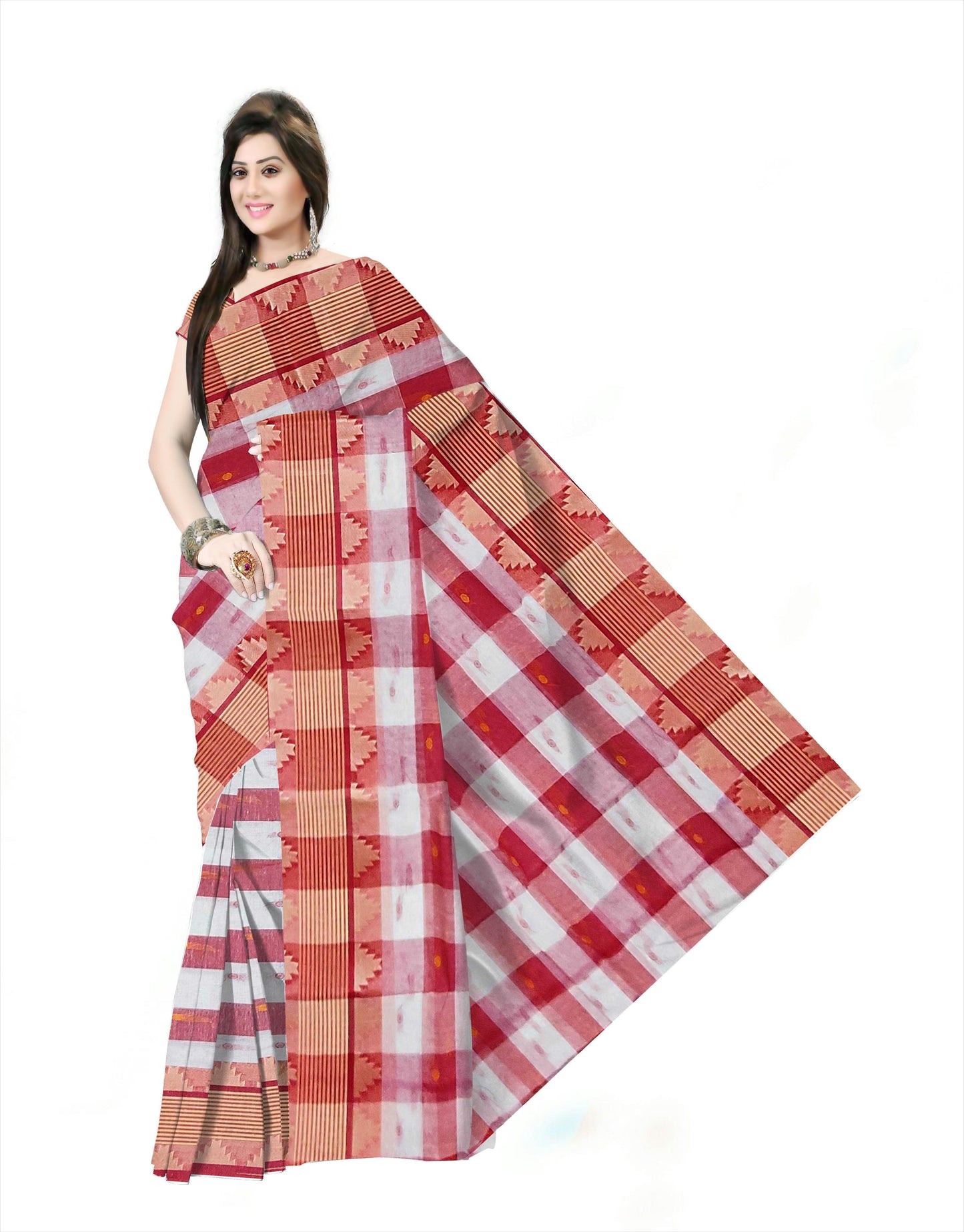 Pradip Fabrics Ethnic Woman's pure Tant cotton  Saree