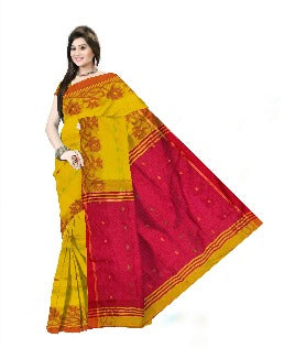 Pradip Fabrics Ethnic Woman's Tant cotton Silk Saree