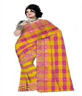 Pradip Fabrics Ethnic Woman's Tant cotton  Saree