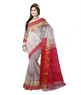 Pradip Fabrics Woman's 100% Khadi cotton Saree