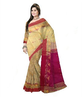 Pradip Fabrics Woman's 100% Khadi cotton Saree