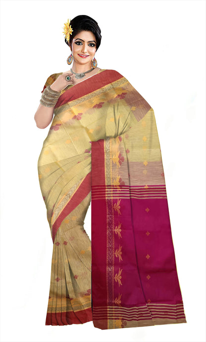 Pradip Fabrics Woman's 100% Khadi cotton Saree