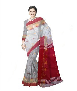 Pradip Fabrics Woman's 100% Khadi cotton Saree