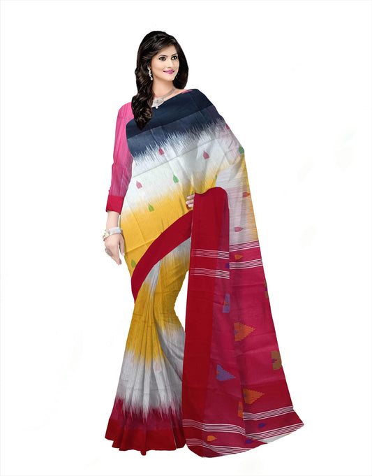 Pradip Fabrics Women's 100% linen cotton Saree