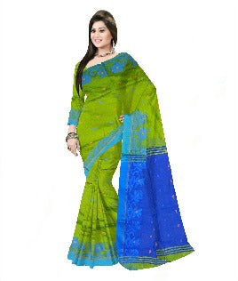 Pradip Fabrics Ethnic Woman's Tant cotton Silk Saree