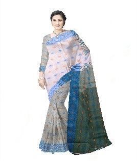 Pradip Fabrics Woman's 100% Khadi cotton Saree