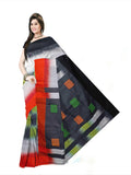 Pradip Fabrics Women's 100% linen cotton Saree