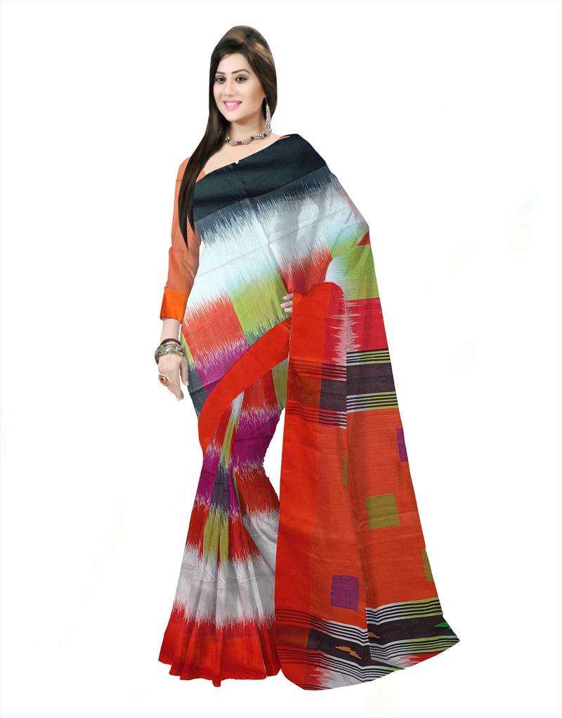 Pradip Fabrics Women's 100% linen cotton Saree