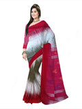Pradip Fabrics Women's 100% linen cotton Saree