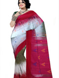 Pradip Fabrics Women's 100% linen cotton Saree
