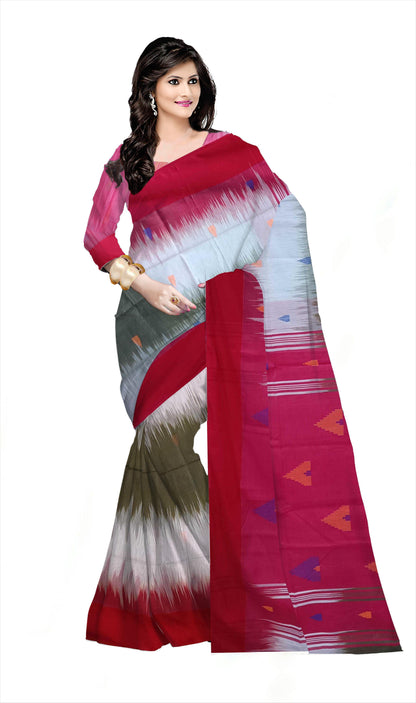 Pradip Fabrics Women's 100% linen cotton Saree