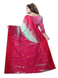 Pradip Fabrics Women's 100% linen cotton Saree
