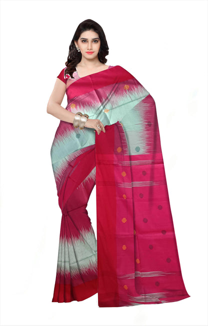 Pradip Fabrics Women's 100% linen cotton Saree