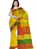Pradip Fabrics Handloom Pure Tant  Gap jamdni Saree
