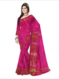 Pradip Fabrics Woven  Pink color  Soft Handloom Saree