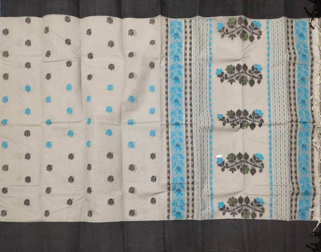 Pradip Fabrics Ethnic Woman's Tant cotton  Saree