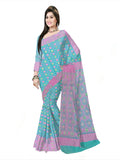 Pradip Fabrics  Woman's Tant Handloom soft Jamdani Saree