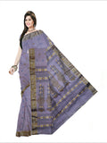Pradip Fabrics Woven  Pure Tant Cotton Grey Color Saree