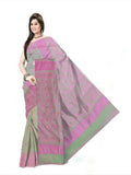 Pradip Fabrics  Woman's Tant Handloom soft Jamdani Saree