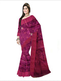 Pradip Fabrics Woven Soft Handloom Megenda  Color Saree